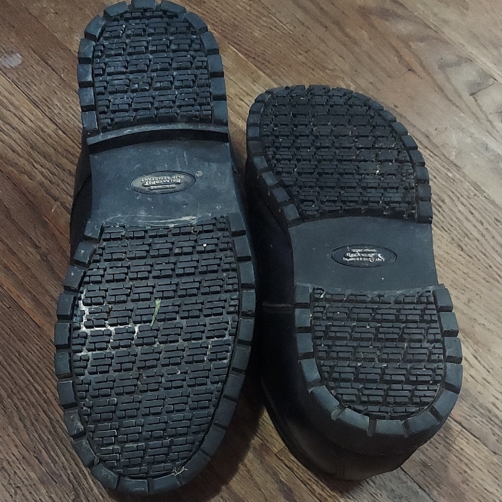 Skechers Black Oxford Shoes with Memory Foam - Picture 9 of 12